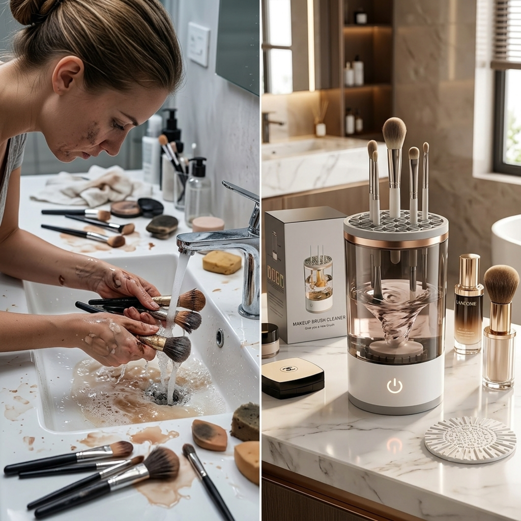 Automatic Electric Makeup Brush Cleaner